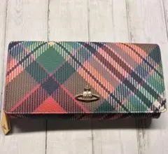【美品】Vivienne Westwood 長財布 タータンチェック