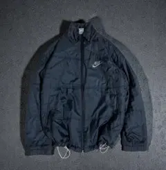 00s NIKE ナイキ 中綿ジャケット ブラック y2k ナイロン