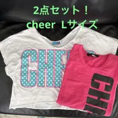 CHEER Tシャツと長袖Ｔシャツの2点セット
