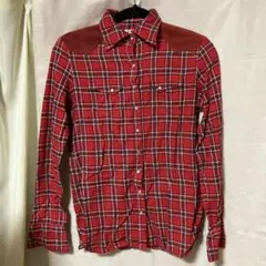 Swanky チェックシャツ 赤 長袖のサムネイル
