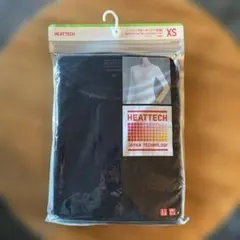 【ユニクロ】ヒートテッククルーネックT長袖ブラックXS