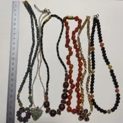 まとめ売り　ネックレス6点　ハンドメイド