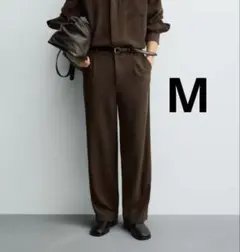 ZARA ザラ　リラックスフィットフルイドパンツ　新品、未使用