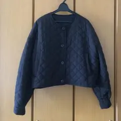 キルティングショートジャケット