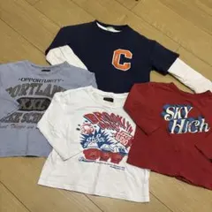 マーキーズ ライトオン 長袖Tシャツ4枚セット（青・白・赤）のサムネイル