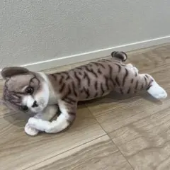 リアルな猫のぬいぐるみ 三毛＆キジトラ