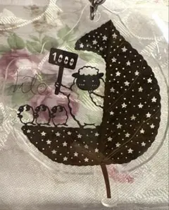 アクキー 葉っぱ 切り絵 リト Lite ひつじ アクリルキーホルダー 推し活