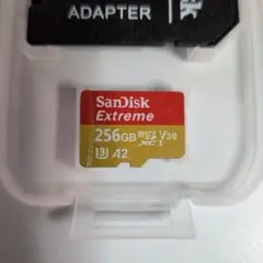 SanDisk Extreme 256GB microSDカード