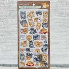 【新品未使用】ボンボンドロップシール　和柄　柴犬