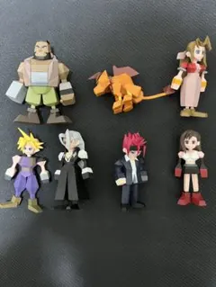 FF7 一番くじG賞 ミニフィギュア 7個セット セミコンプリート