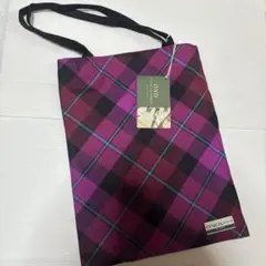 O'NEIL オニールオブダブリン　チェック柄　ピンクブラック　トートバッグ