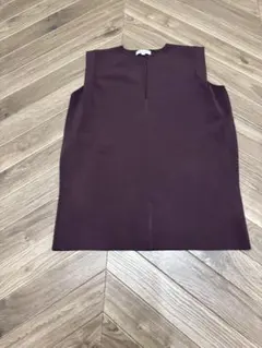 【新品】PLST（プラステ）キーネック タックスリーブ セーター　Ｍ