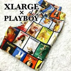XLARGE ✖︎ playboy イージーパンツ　フォトプリント　美女　M