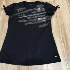 ellesse ブラック Tシャツ スポーツウェア