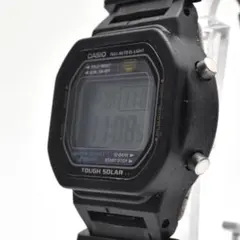 가동품 G-SHOCK 지쇼크 남성용 시계 터프 솔라 스퀘어 블랙