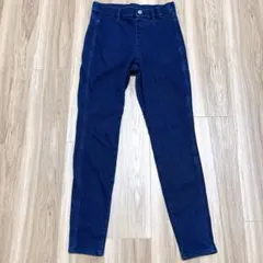 ヒートテックウルトラストレッチレギンスパンツ Mサイズ BLUE (レディース)