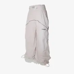 S nylon jersey pants laceピンク