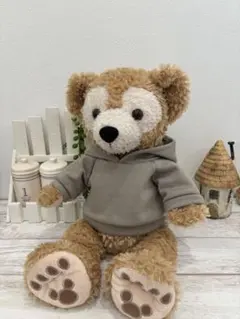 パーカー モスグレー☆ダッフィーS シェリーメイS☆ハンドメイド コスチューム