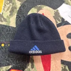 adidas ニット帽 ビーニー ネイビー