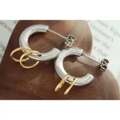 004...ring hoop earring