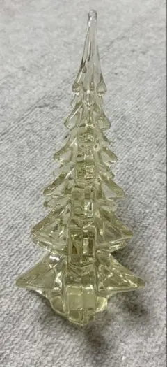 ガラス製 クリスマスツリー オブジェのサムネイル