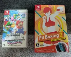 Switch スーパーマリオワンダー　FitBoxing 2 新品・未使用 Switch スーパーマリオワンダー FitBoxing 2 新品・未使用 - メルカリ