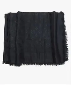 LOUIS VUITTON ブラック モノグラム ストール