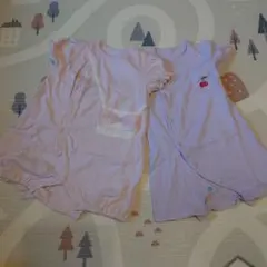可愛いロンパース2点セット