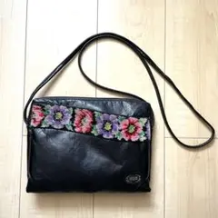 FEILER ショルダーバッグ 花柄　ポシェット　斜めがけ