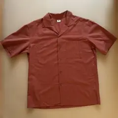 UNIQLO メンズ 半袖 オープンカラーシャツ Mのサムネイル
