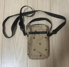 レスポートサック MINI PHONE ハートエンブロイダリーポーチ