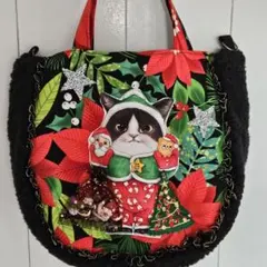 クリスマス　⭐ジョーズラウンドトートバッグ　コヤンイサムチョン
