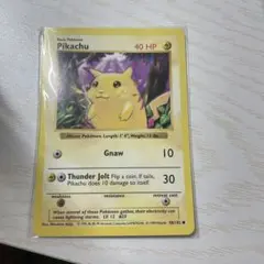 【極美品】ポケモンカード　英語　ピカチュウ　イエローチーク　希少 ポケモンカード ピカチュウ 英語版 希少 - メルカリ