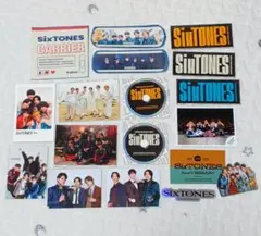 SixTONES トレカ、ステッカーセット