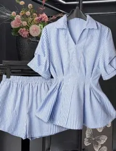 半袖シャツ ショートパンツ 【セットアップ】のサムネイル