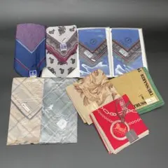 ハンカチ9点まとめ売り　セリーヌ　MCM イヴ・サンローラン他　②
