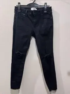 AZUL by MOUSSY ブラック スキニーデニム L