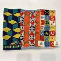 vivienne westwood used タオルハンカチ 3枚セット