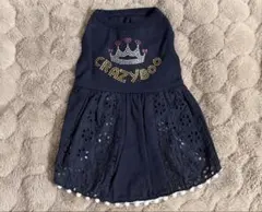 クレイジーブー　ネイビーワンピース　Sサイズ