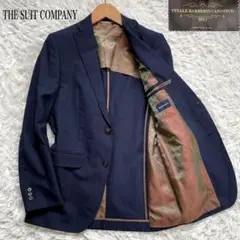美品⭐︎イタリア高級生地カノニコ　ザスーツカンパニーネイビーテーラドジャケット