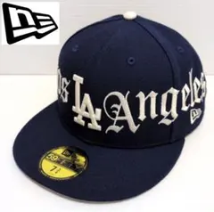 希少　ニューエラ LA ピットブル 　ロサンゼルスドジャース　61.5cm　刺繍
