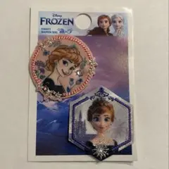 アナと雪の女王　アナ　ワッペン小　2枚