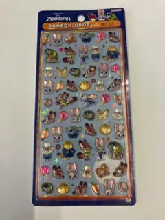 ボンボンドロップシールミニ ズートピア ディズニー