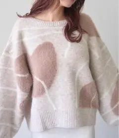 【美品】mellowneon ニュアンス模様ニット