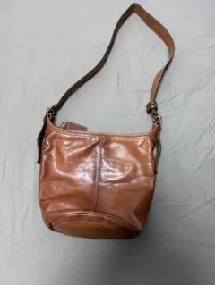 【美品】OLD COACH ショルダーバッグ ブラウン