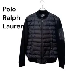 美品　RLX　ラルフローレン ゴルフ ハイブリッドダウン　パーカー ブラック M RLX ハイブリッド フーデッド ジャケット メンズ