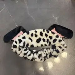 ダルメシアン柄 ヘアバンド 洗顔用　101匹わんちゃんのサムネイル
