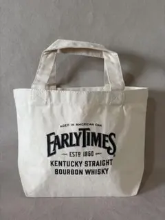 【未使用・美品】EARLY TIMES ミニトートバッグ 綿キャンバス