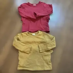 plusnao 長袖Tシャツ 100サイズ 2枚セット