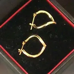 [専用です]K18ピアス 18金ピアス ツイストフープピアス フープピアス